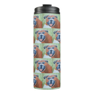 Termo Taza térmica para perro boxer