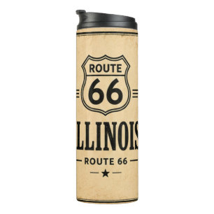 Termo Taza térmica para viaje en carretera vintage de la