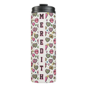 Termo Taza térmica personalizada con estampado de leopar