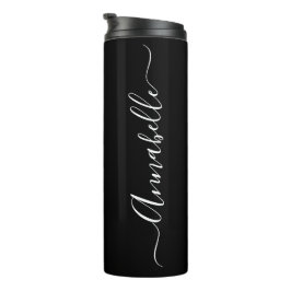 Termo Taza Térmica Personalizada con Nombre en Blanco y