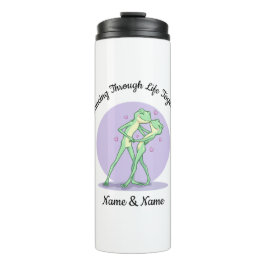 Termo Taza térmica personalizada de pareja de ranas