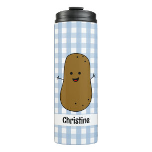 Termo Taza térmica personalizada de patata marrón con cu
