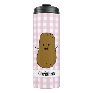 Termo Taza térmica personalizada de patata marrón con gi