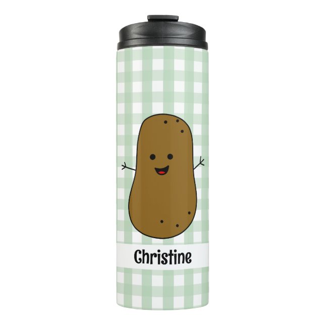 Termo Taza térmica personalizada de patata marrón con gi (Anverso)