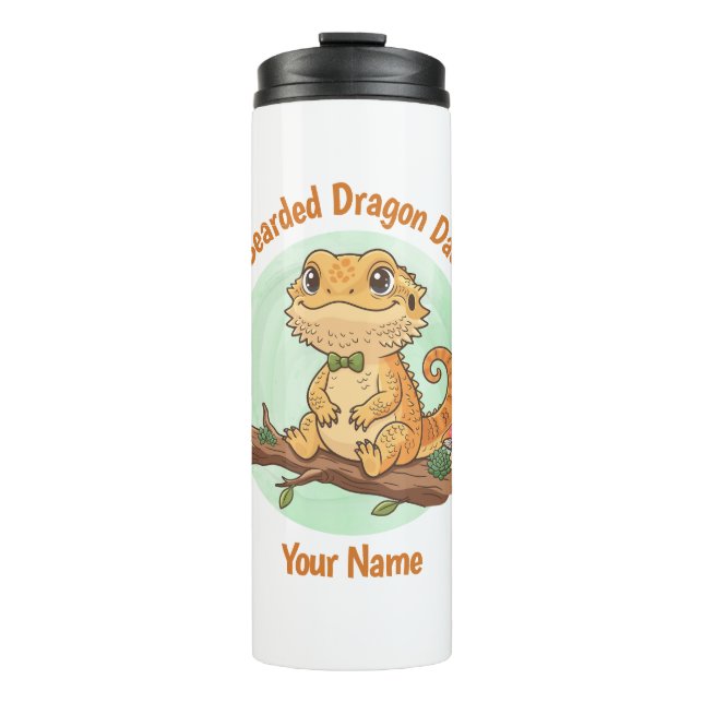 Termo Taza térmica personalizada para papá de dragón bar (Anverso)