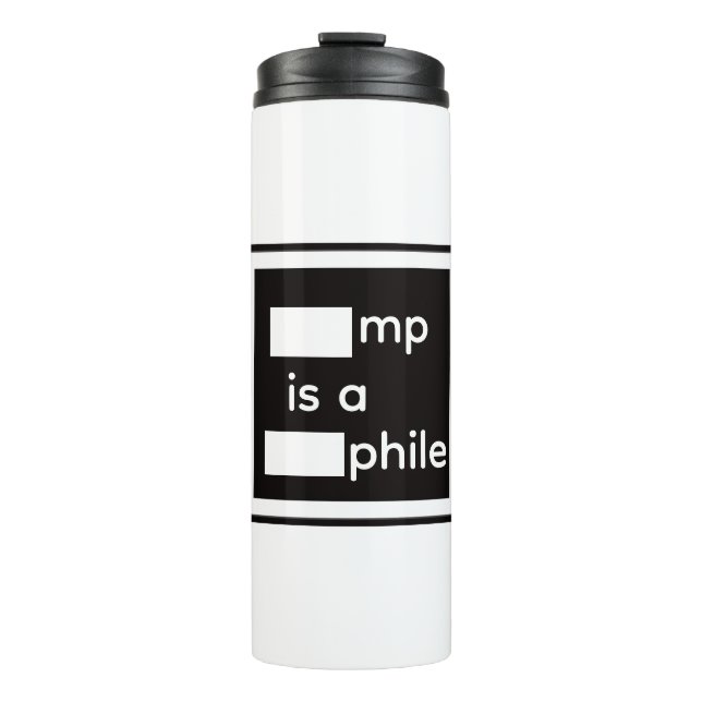 Termo Taza térmica redactada (Anverso)