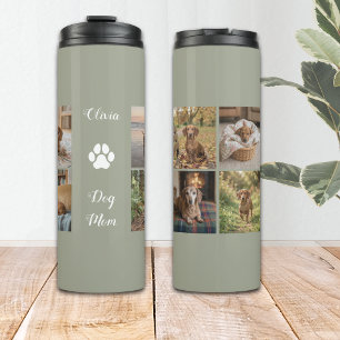 Termo Taza térmica Sage Green 8 Fotos Mamá Perro