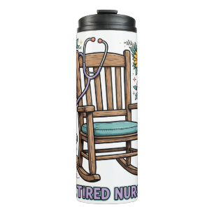 Termo Taza Térmica Silla Balanza Enfermera Jubilada