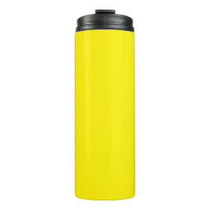 Termo Taza térmica sólida amarillo brillante