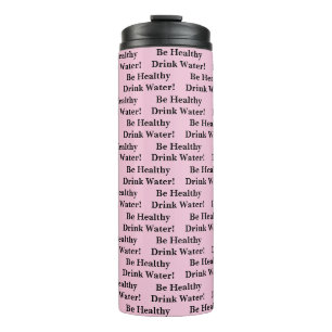 Termo Taza térmica sólida rosa bebé sano agua