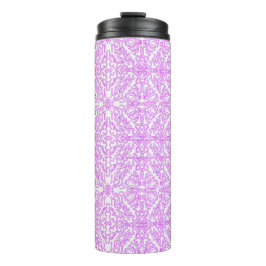 Termo Taza térmica suave rosa soñador patrón Mandala