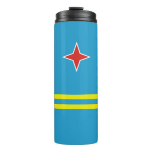 Termo Taza térmica totalmente de la bandera de Aruba
