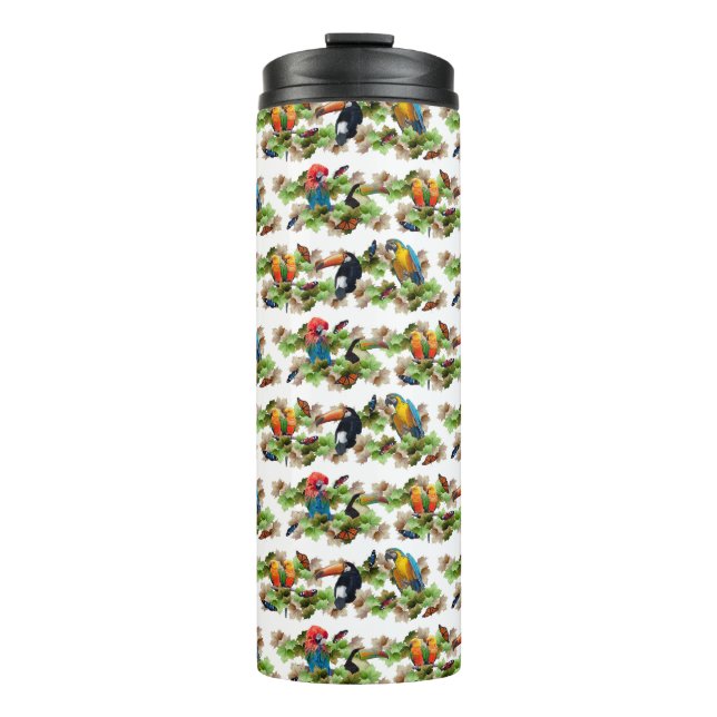 Termo Taza térmica Tropical Bird Frenzy (Anverso)