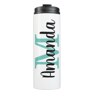 Termo Taza térmica viajera con monograma personalizado