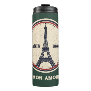 Termo Taza térmica Vintage Paris Torre Eiffel 1889