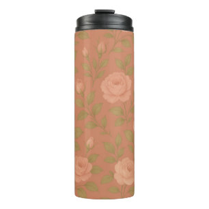Termo Taza térmica Vintage Rose