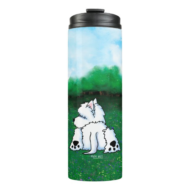 Termo Taza térmica Westie Sploot (Anverso)