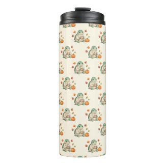Termo Taza térmoca de tortuga kawaii con especias de cal