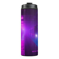 Taza Vaporwave de Metro de Neón – Café Retro Cyber