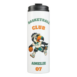 Termo Taza viajera personalizada del club de baloncesto 