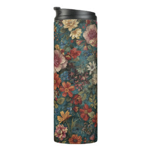Termo Tazas térmicas con estampado floral