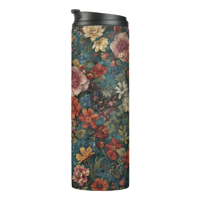 Termo Tazas térmicas con estampado floral (Rotado hacia la derecha)