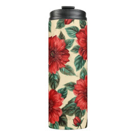 Termo Tazas térmicas con estampado floral
