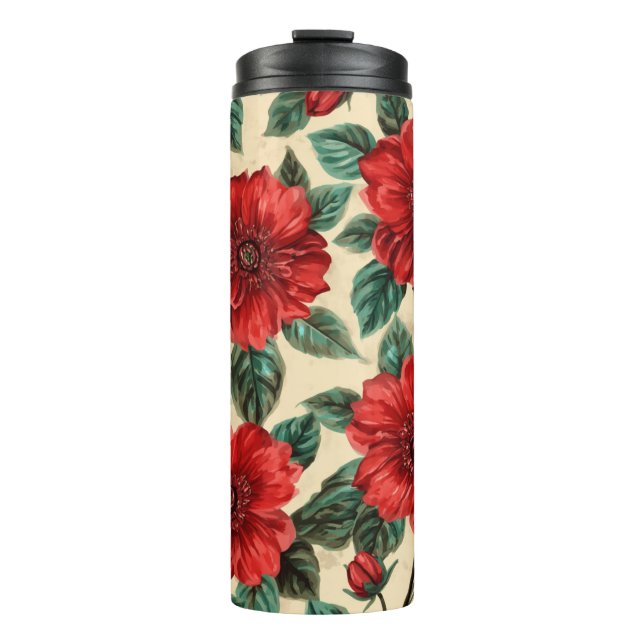 Termo Tazas térmicas con estampado floral (Anverso)