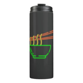 Termo Tazón de fideos asiáticos neon
