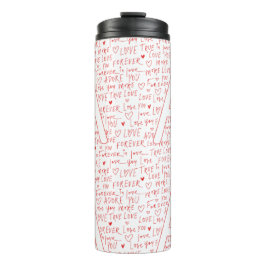 Termo Te Amo Tú — Inicial Personalizada “A” Romántica