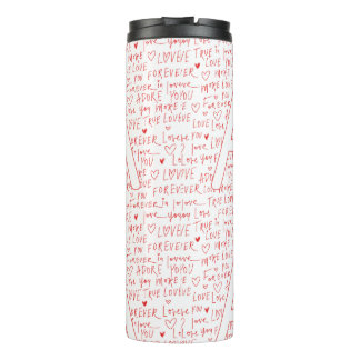Termo Te Amo Tú — Inicial Personalizada “A” Romántica