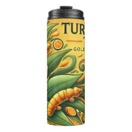 Termo Té Design AI arte de Turmeric