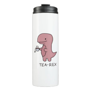Termo Tea-Rex, Dinosaur Lindo , T-Rex Divertido