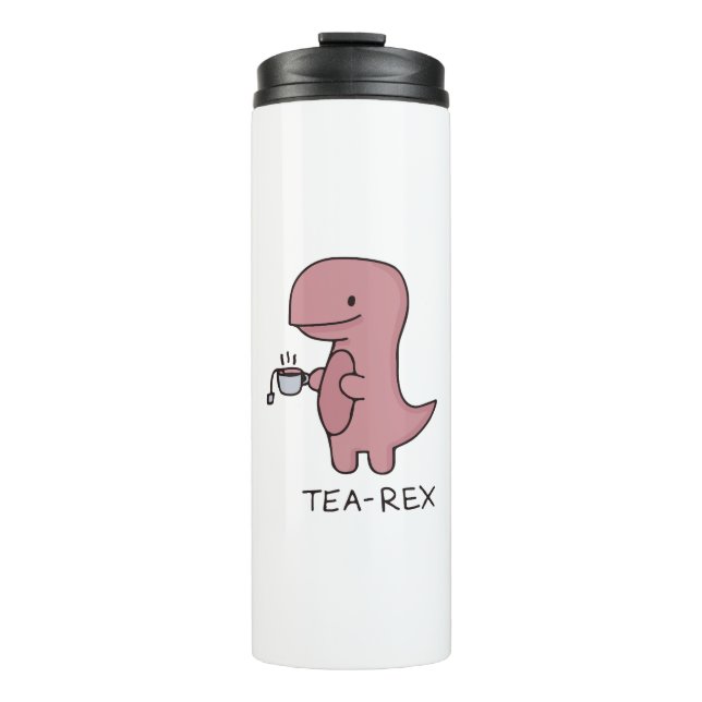 Termo Tea-Rex, Dinosaurio Lindo , T-rex Divertido (Anverso)