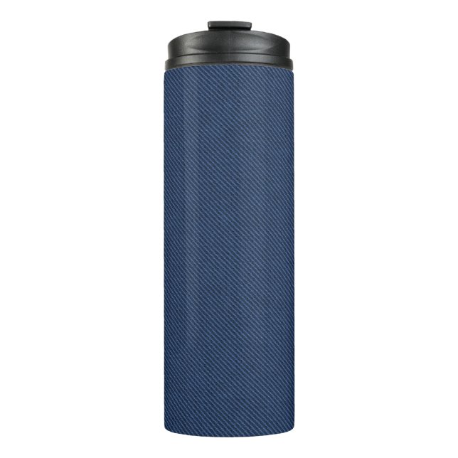 Termo Tejido de jeans azules (Anverso)