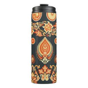 Termo Tejido étnico oriental de Paisley