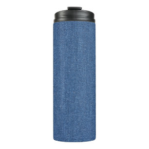 Termo Tejido textil original azul moda jean denim