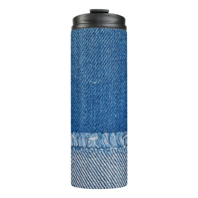 Termo Tejidos Blue Jeans Fondo, textura de denim (Anverso)