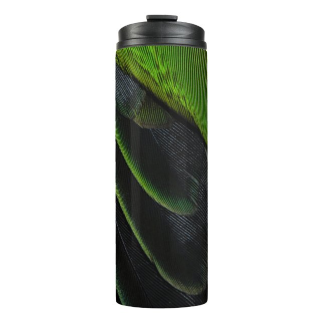 Termo Tejidos de chapa verde y negro (Anverso)