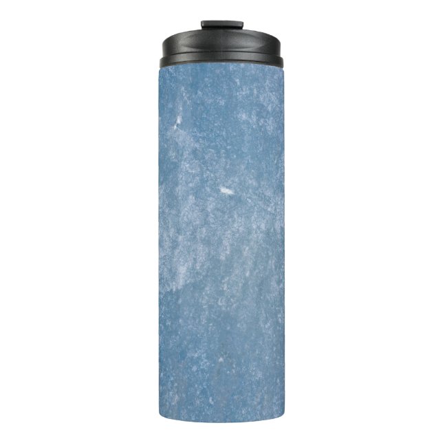 Termo Tejidos florales azules y blancos (Anverso)