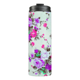 Termo Tejidos florales de época, Fragmento de retro colo