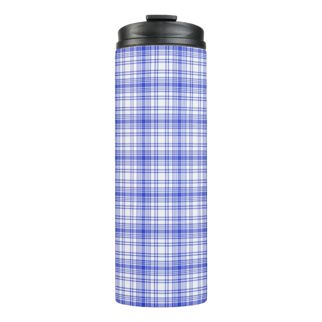 Termo Tela escocesa blanca azul 2 (Anverso)