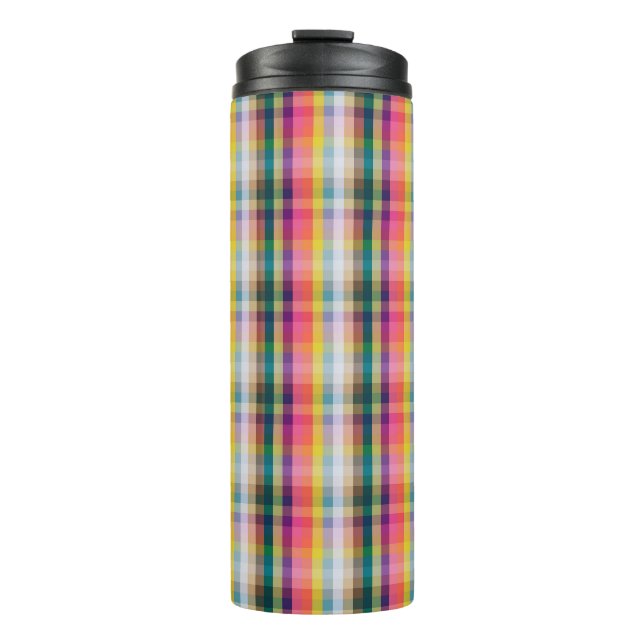 Termo Tela escocesa escocesa abstracta (Anverso)