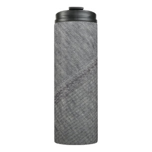 Termo Tela gris: textura abstracta de punto.