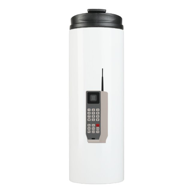 Termo Teléfono móvil retro (Anverso)