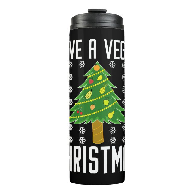 Termo tener navidades veganos (Anverso)