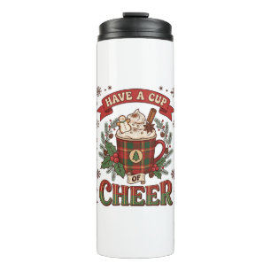 Termo Tener Taza Alegría Navidad Cuadro Taza Cacao Calie
