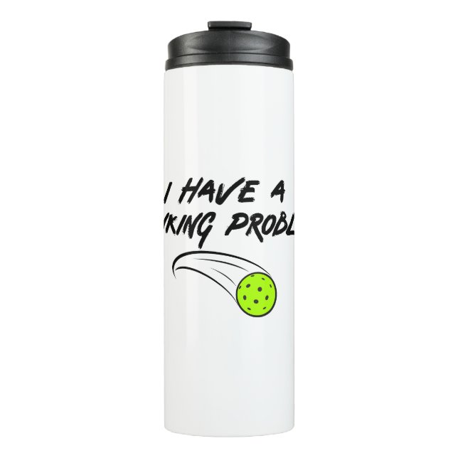 Termo Tengo un problema de meneo - Gracioso regalo de bo (Anverso)