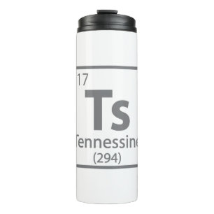 Termo Tennessine - Tabla periódica científica de Tenness
