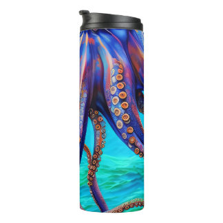 Termo Tentáculos de Octopus Blue Kraken